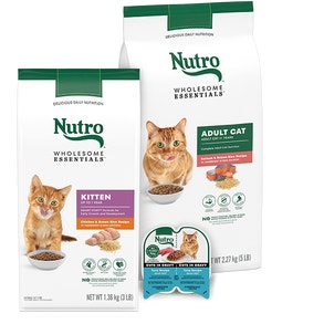 nutro cat food in packages