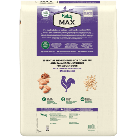 Nutro Max Large Breed Adult Chicken image 1