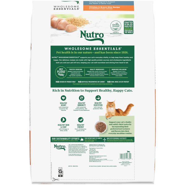 Nutro senior cat shop