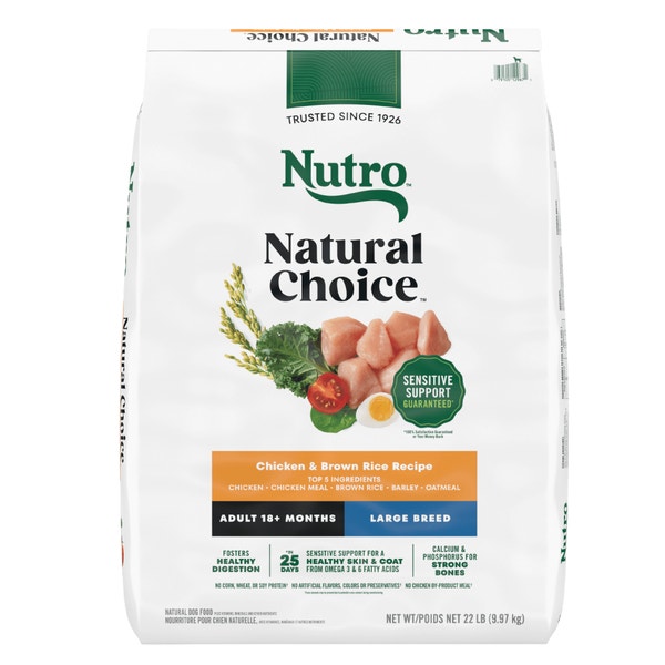 Large Breed Adult Farm-Raised Chicken & Brown Rice Recipe image 1