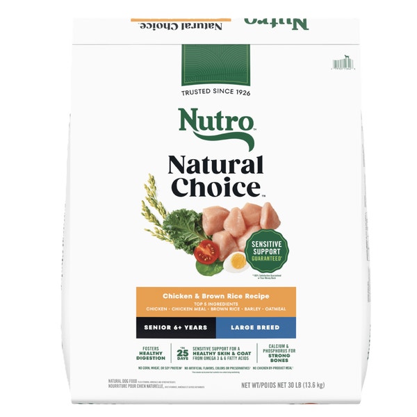 Natural Choice Large Breed Senior Dog Food, Chicken & Brown Rice image 1