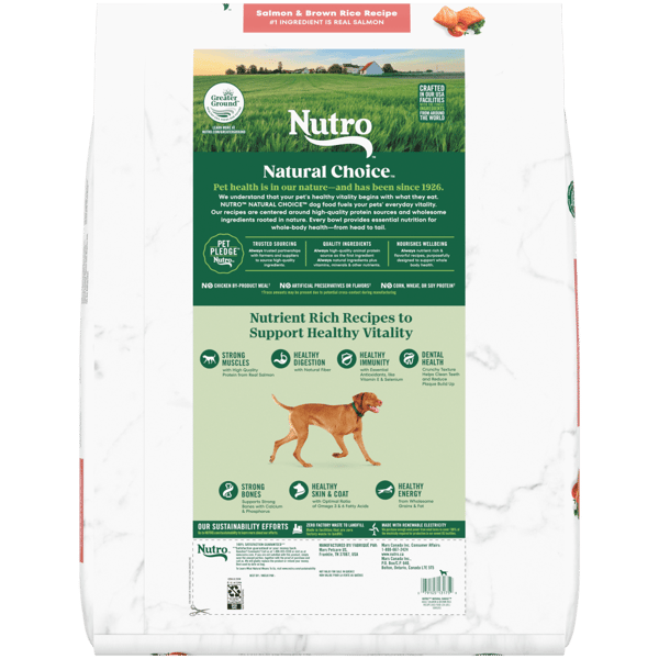 Nutro wholesome essentials salmon dog food top