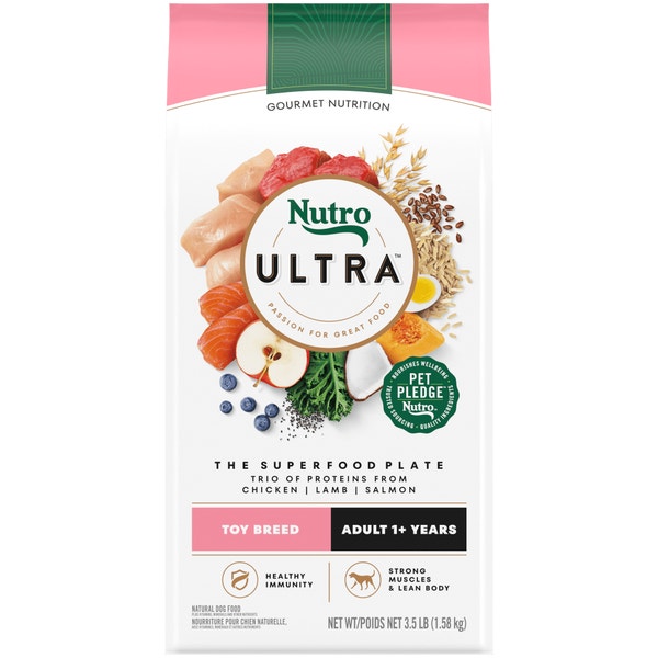 Toy Breed, Adult Superfood Plate with a Trio of Proteins from Chicken, Lamb and Salmon image 1
