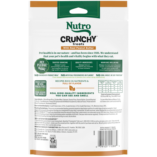 Crunchy Treats with Real Peanut Butter