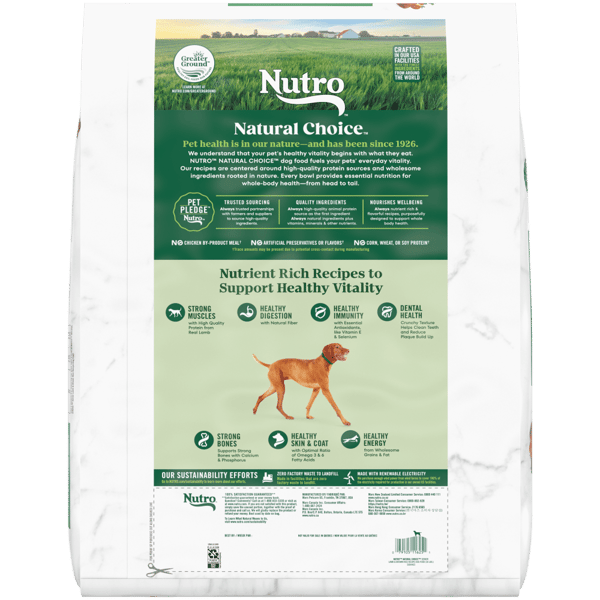 Nutro senior lamb and rice sales