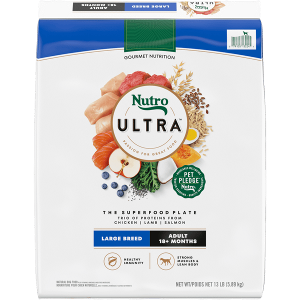 Large Breed Adult, The Superfood Plate with a Trio of Proteins from Chicken, Lamb and Salmon image 1