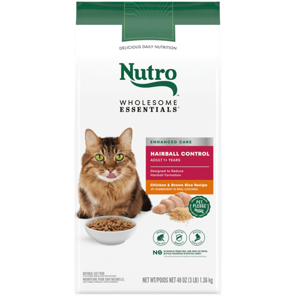 Adult Hairball Control Formula with Chicken Brown Rice Recipe