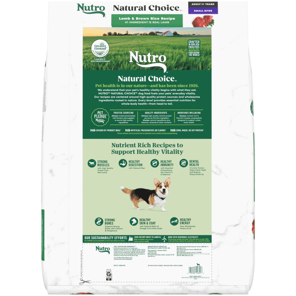 Lamb and rice dog food without chicken top