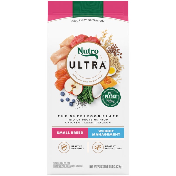 Small Breed, Weight Management, The Superfood Plate with a Trio of Proteins from Chicken, Lamb and Salmon image 1