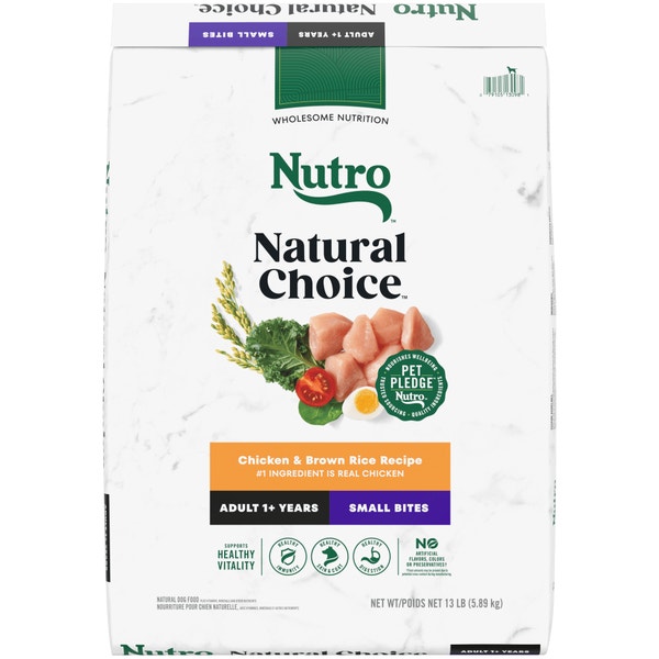 Adult Small Bites Farm-Raised Chicken & Brown Rice Recipe image 1