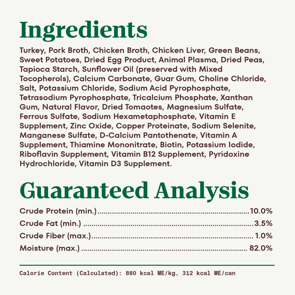 Roasted Turkey, Sweet Potato & Green Bean Stew ingredients image