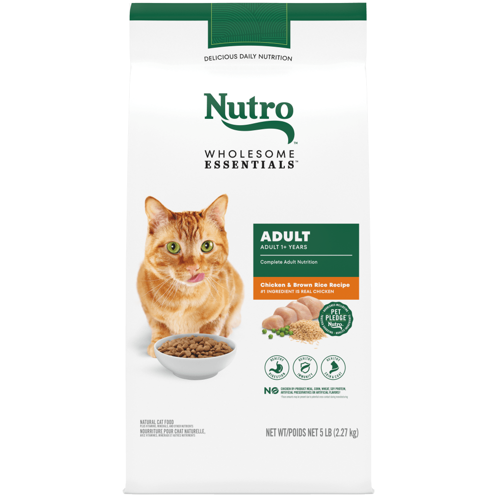 Brown Rice All About Cat Food Adult Formula With Chicken Brown
